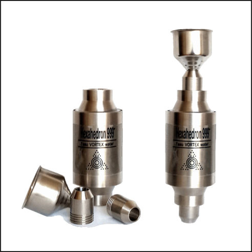 Hexahedron 999 Portable Funnel Structured Water Unit