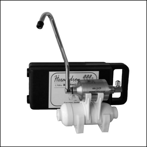 Hexahedron 999 Portable Filter Structured Water Unit